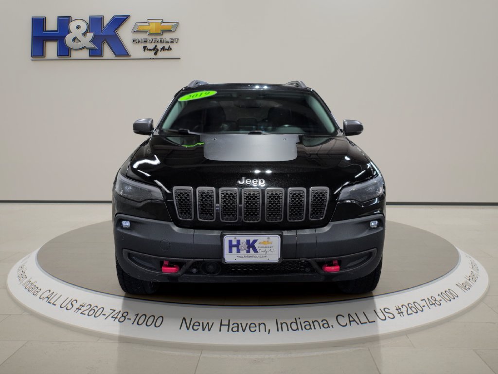 Used 2019 Jeep Cherokee Trailhawk Elite with VIN 1C4PJMBX5KD304854 for sale in New Haven, IN