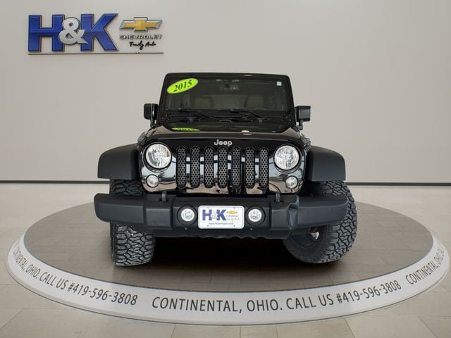 Used 2015 Jeep Wrangler Unlimited Rubicon with VIN 1C4BJWFG8FL500959 for sale in Continental, OH