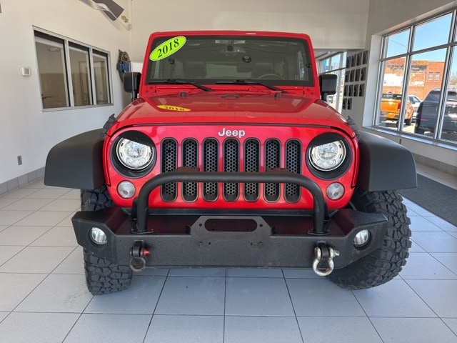 Used 2018 Jeep Wrangler Unlimited Rubicon with VIN 1C4BJWFG1JL847588 for sale in Continental, OH