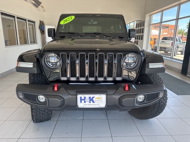 Used 2023 Jeep Wrangler 4-Door Rubicon with VIN 1C4HJXFN2PW694919 for sale in Continental, OH