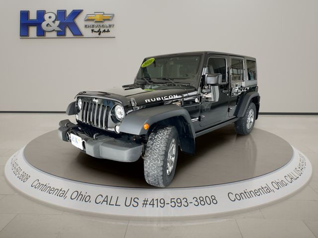 Used 2016 Jeep Wrangler Unlimited Rubicon with VIN 1C4BJWFG0GL166668 for sale in Continental, OH