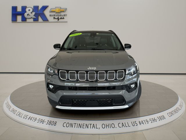 Used 2022 Jeep Compass Limited with VIN 3C4NJDCB9NT114581 for sale in Continental, OH
