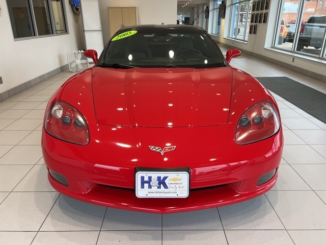 Used 2005 Chevrolet Corvette Base with VIN 1G1YY24U355123296 for sale in Continental, OH