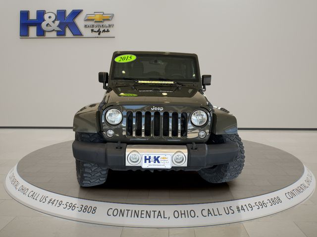 Used 2015 Jeep Wrangler Unlimited Sahara with VIN 1C4BJWEG5FL586359 for sale in Continental, OH