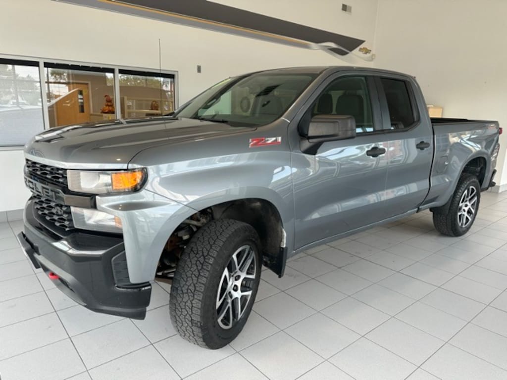Used 2019 Chevrolet Silverado 1500 Custom Trail Boss Truck Double Cab