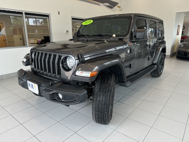 Used 2020 Jeep Wrangler Unlimited Sahara Altitude with VIN 1C4HJXEG8LW112951 for sale in Continental, OH