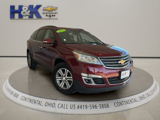 Used 2015 Chevrolet Traverse 2LT with VIN 1GNKVHKD6FJ150939 for sale in Continental, OH