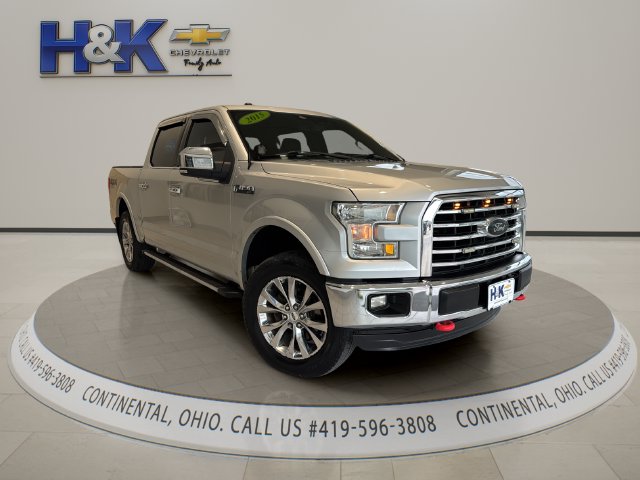 Used 2015 Ford F-150 XLT with VIN 1FTEW1EP1FFB27443 for sale in Continental, OH