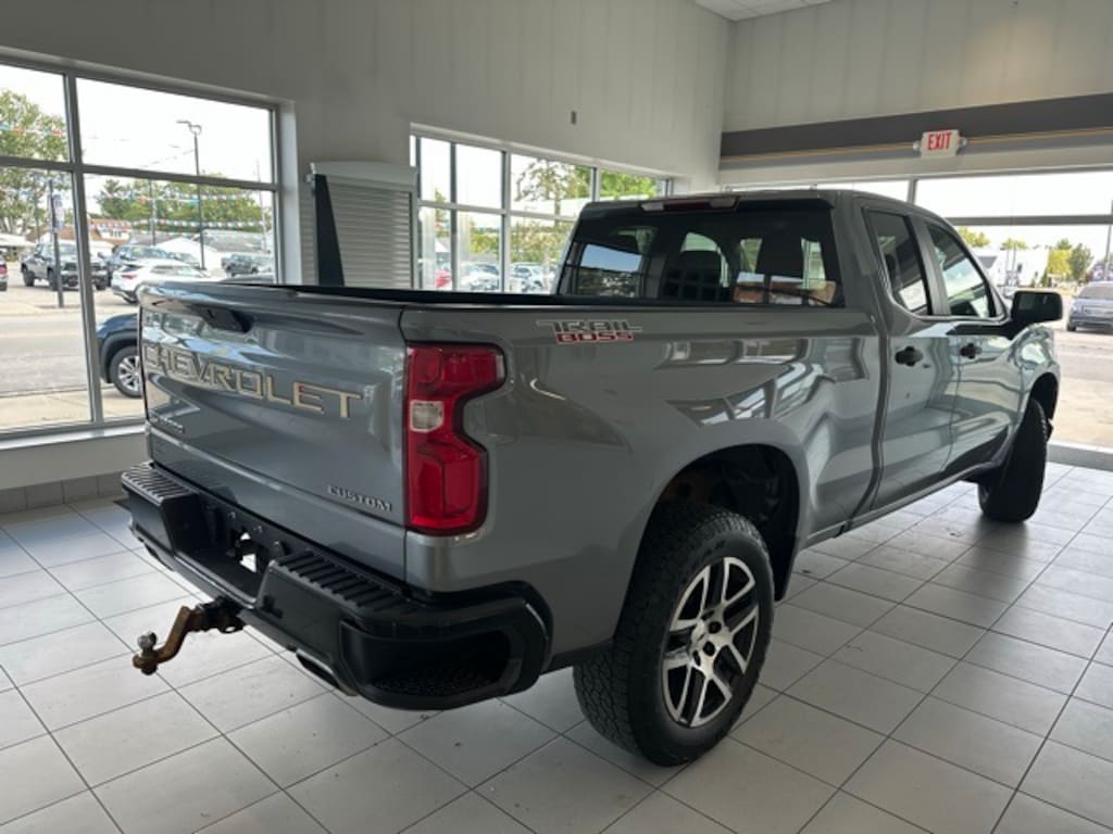 Used 2019 Chevrolet Silverado 1500 Custom Trail Boss Truck Double Cab