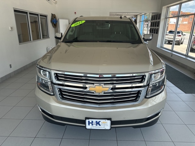 Used 2015 Chevrolet Tahoe LTZ with VIN 1GNSKCKC0FR139990 for sale in Continental, OH