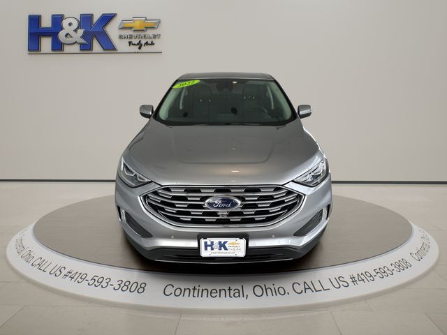 Used 2022 Ford Edge Titanium with VIN 2FMPK4K91NBB04283 for sale in Continental, OH