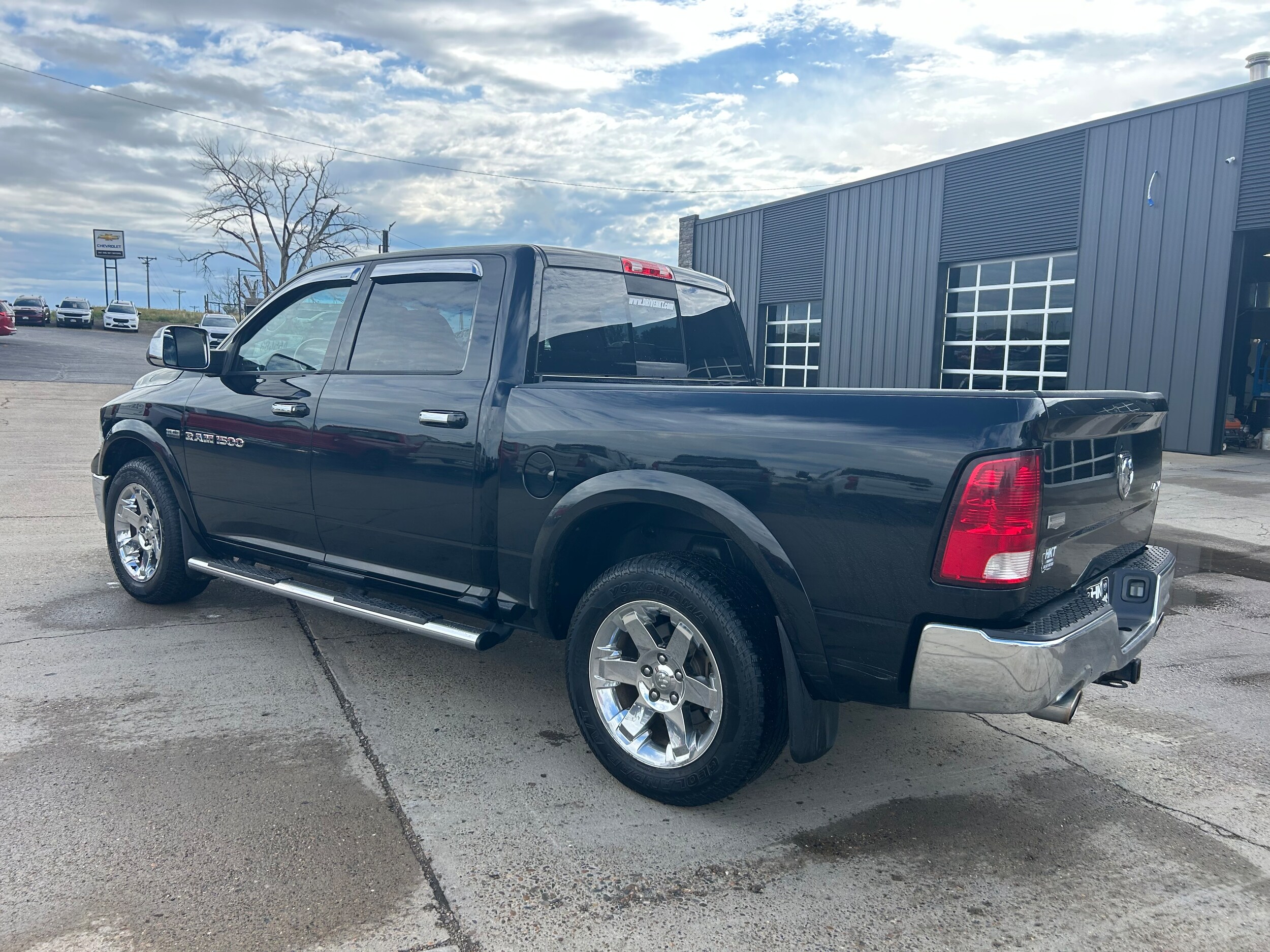 2012 Ram 1500 Laramie - Black exterior view 4