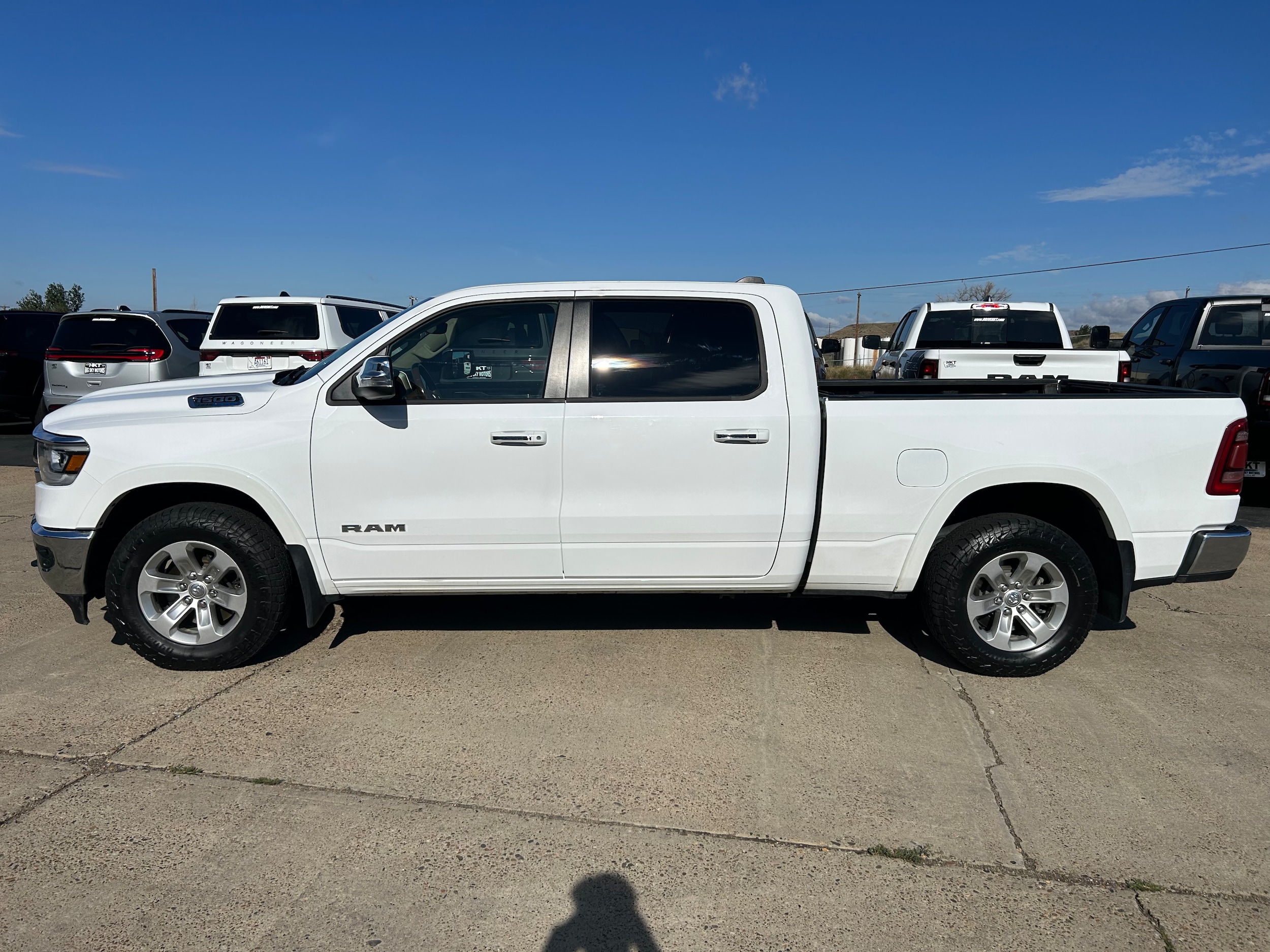 2021 Ram 1500 Laramie - Bright White Clearcoat exterior view 4