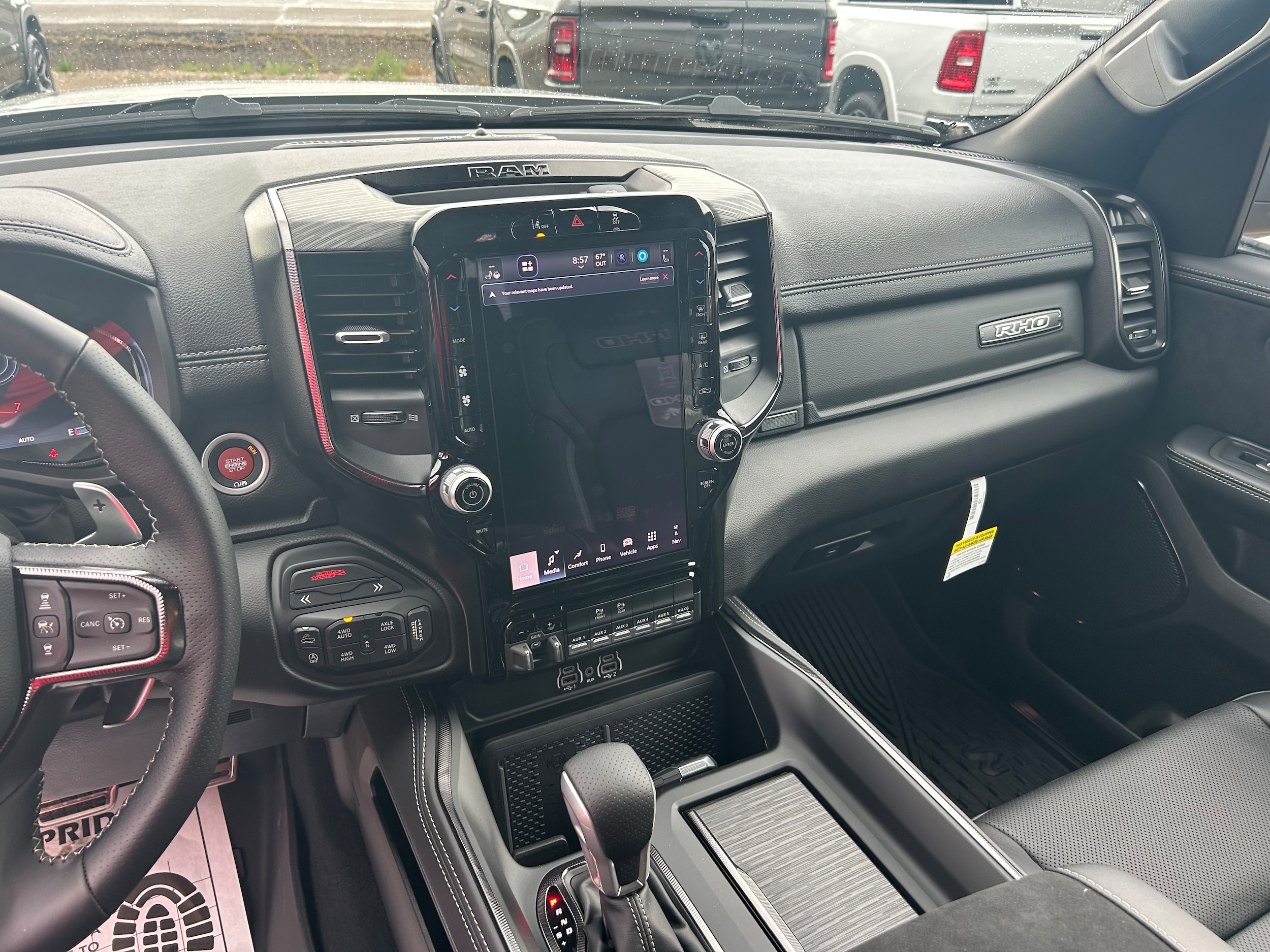 2026 Ram 1500 RHO CREW CAB 4X4 5'7 BOX - Silver Zynith Paint exterior view 12