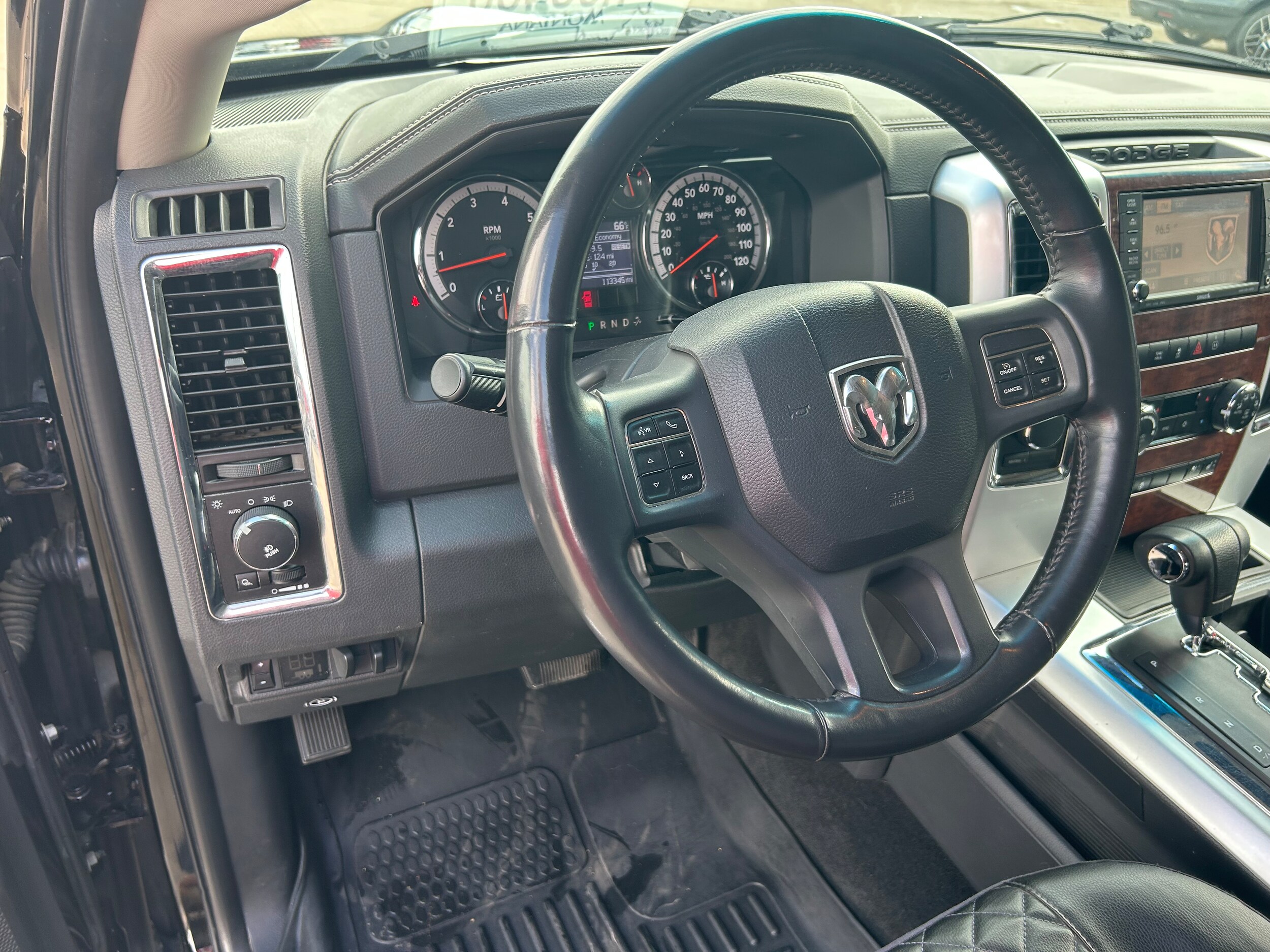 2012 Ram 1500 Laramie - Black exterior view 9