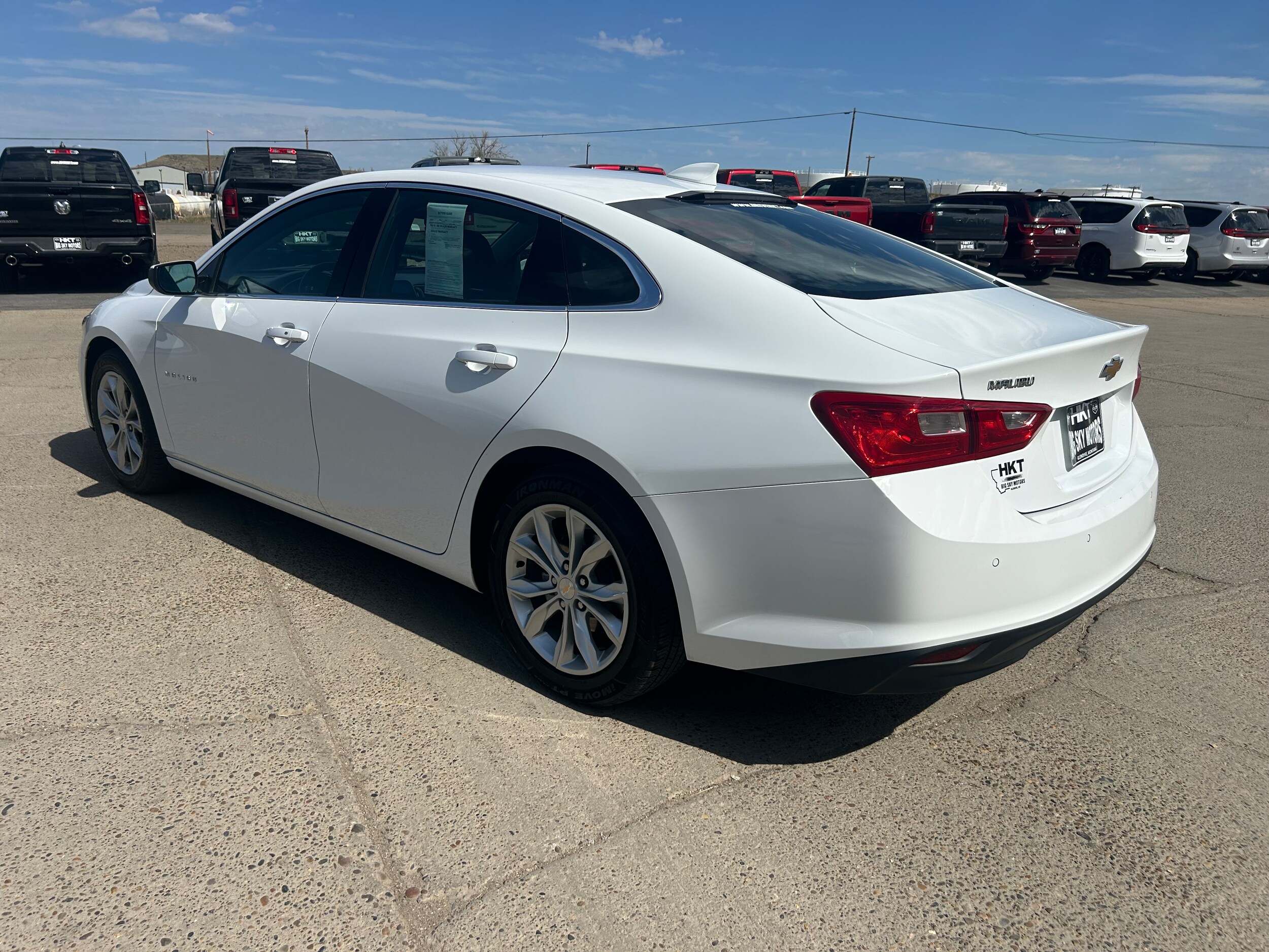 2024 Chevrolet Malibu LT - Summit White exterior view 4