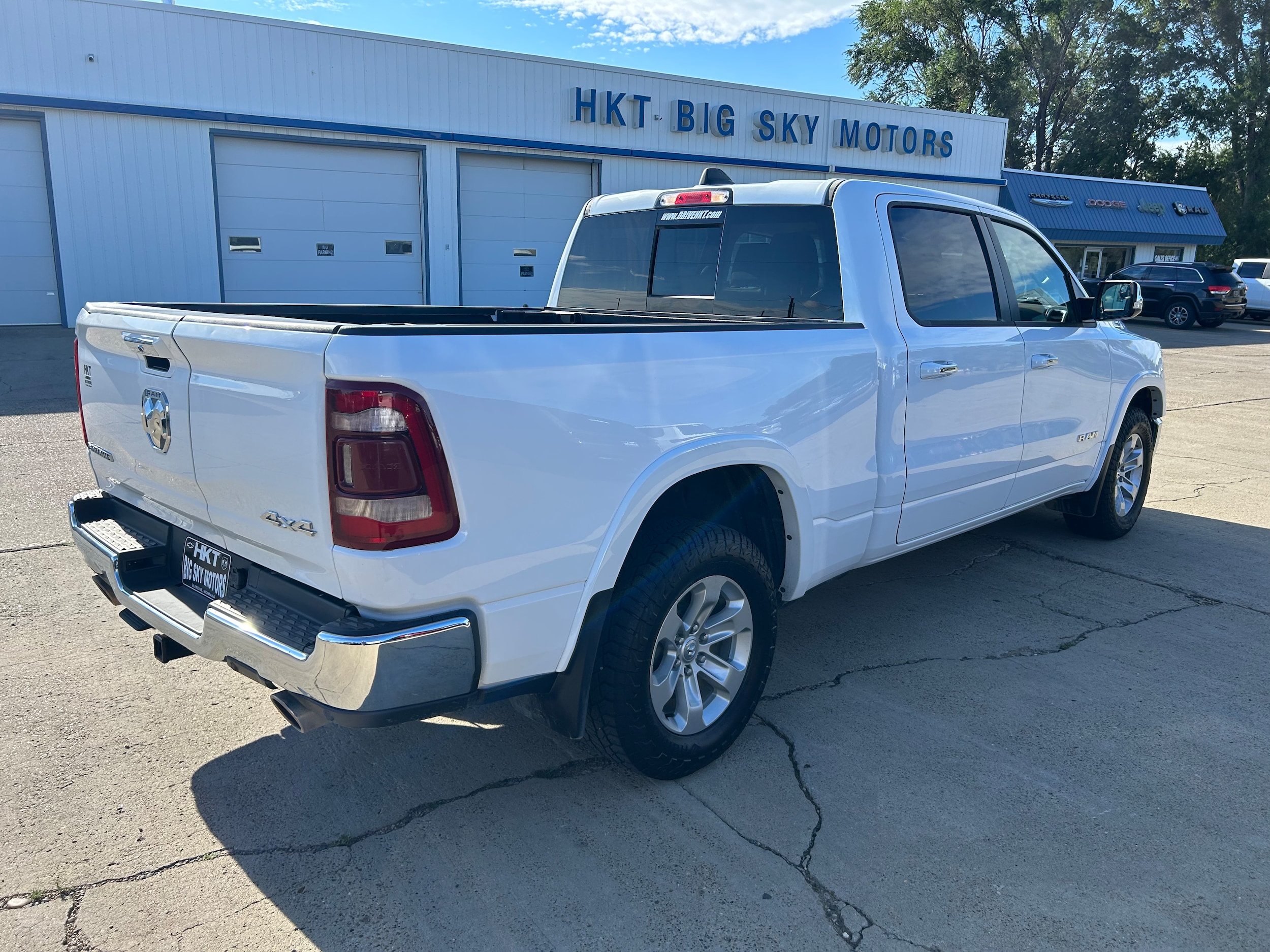 2021 Ram 1500 Laramie - Bright White Clearcoat exterior view 7