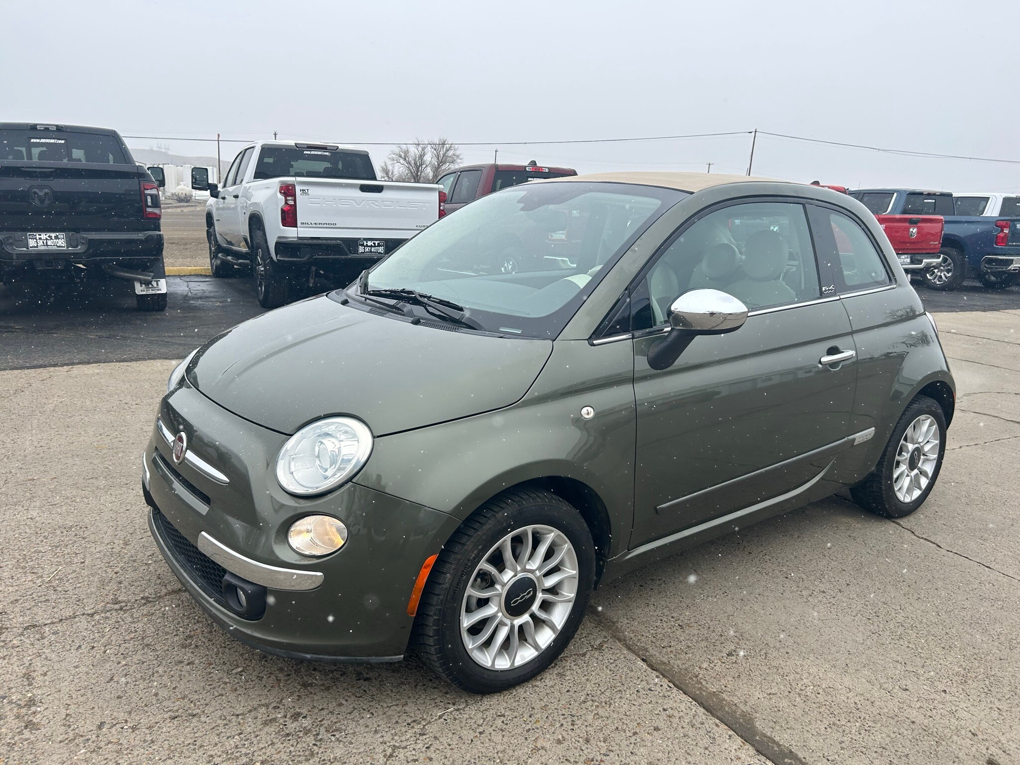 Used 2012 FIAT 500 Lounge with VIN 3C3CFFER1CT127390 for sale in Glendive, MT