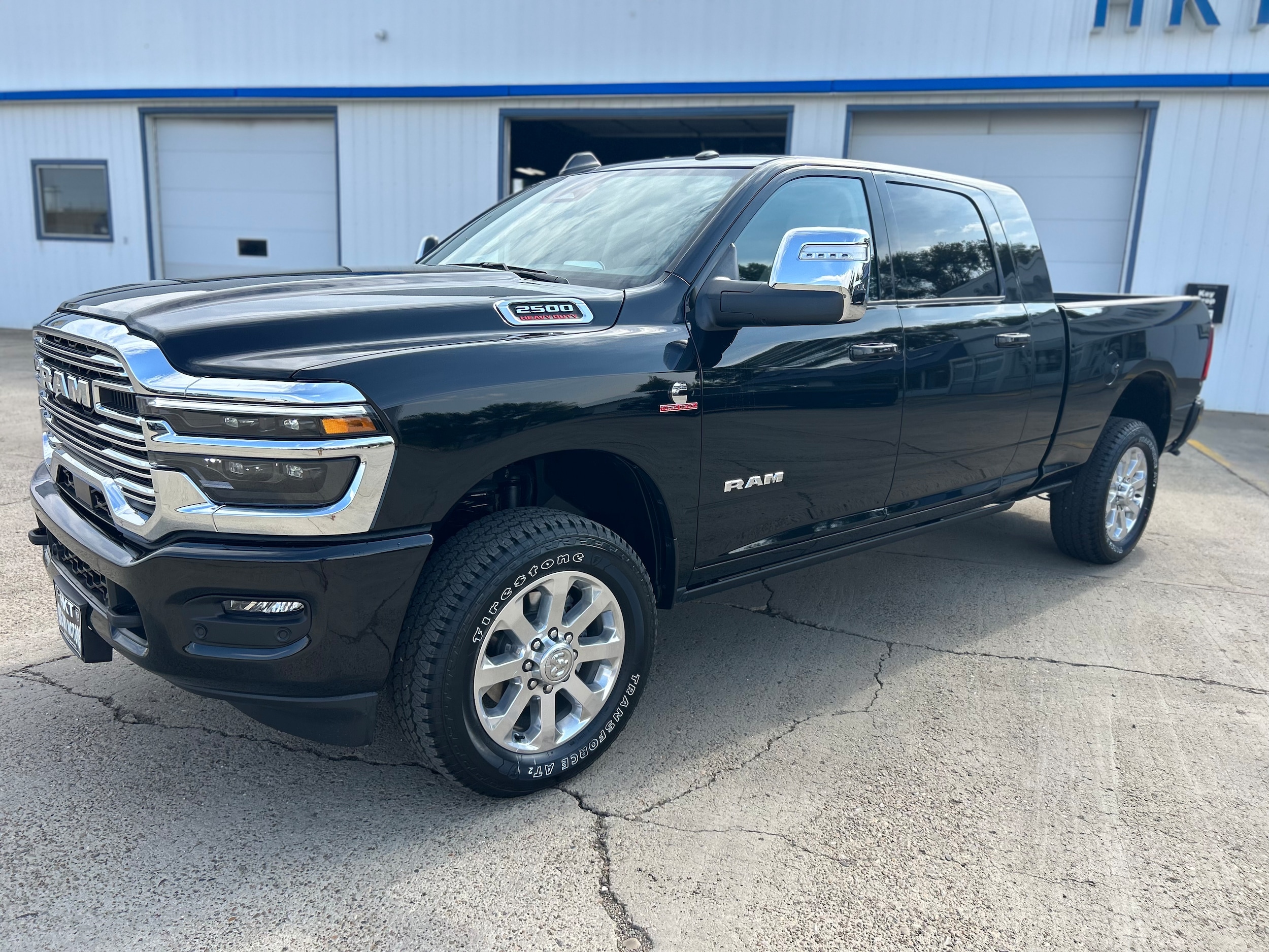 2026 Ram 2500 LARAMIE MEGA CAB 4X4 6'4 BOX - Diamond Black Crystal Pearl-Coat  Paint exterior view 2