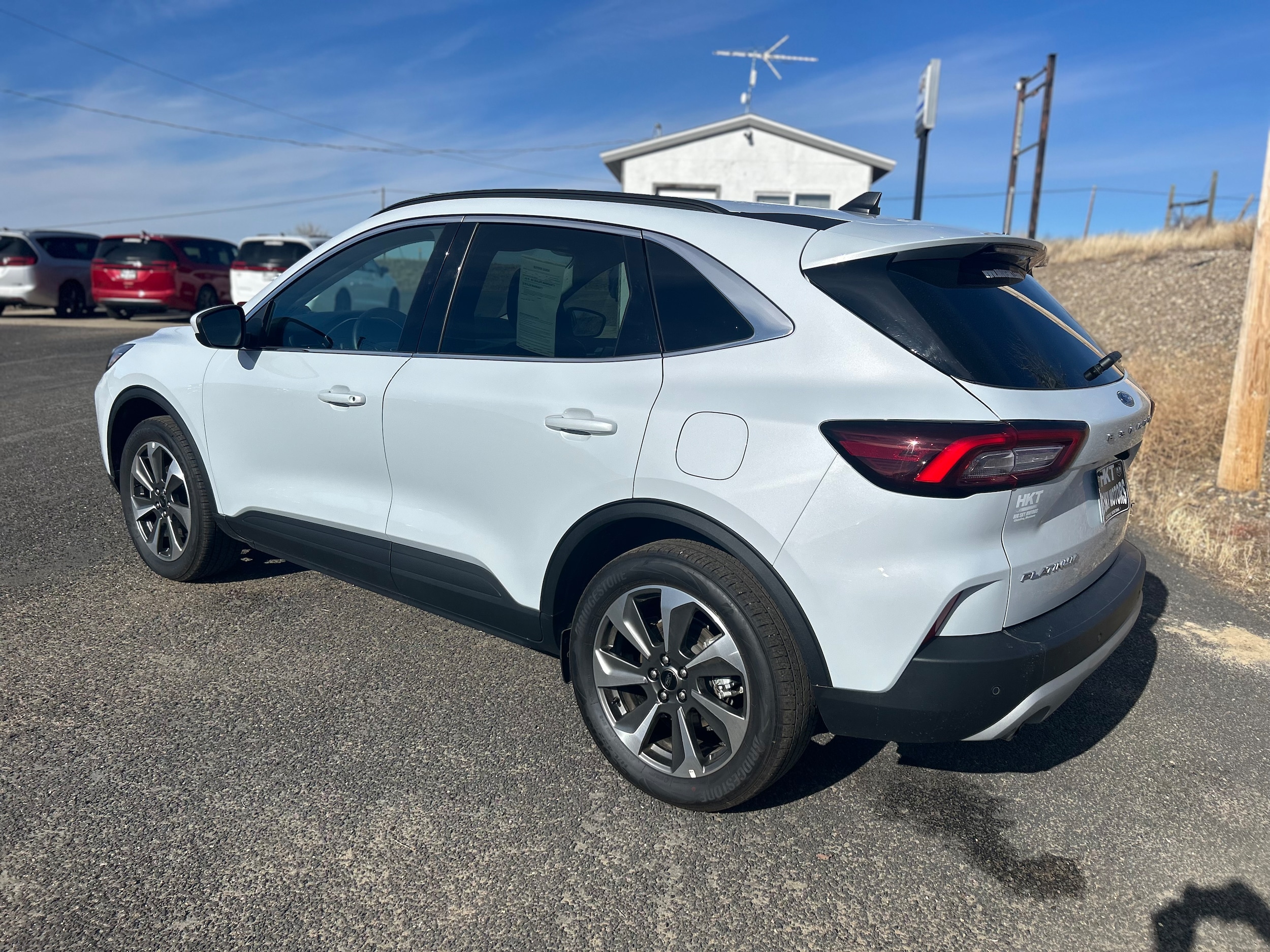 2025 Ford Escape Platinum - White exterior view 3