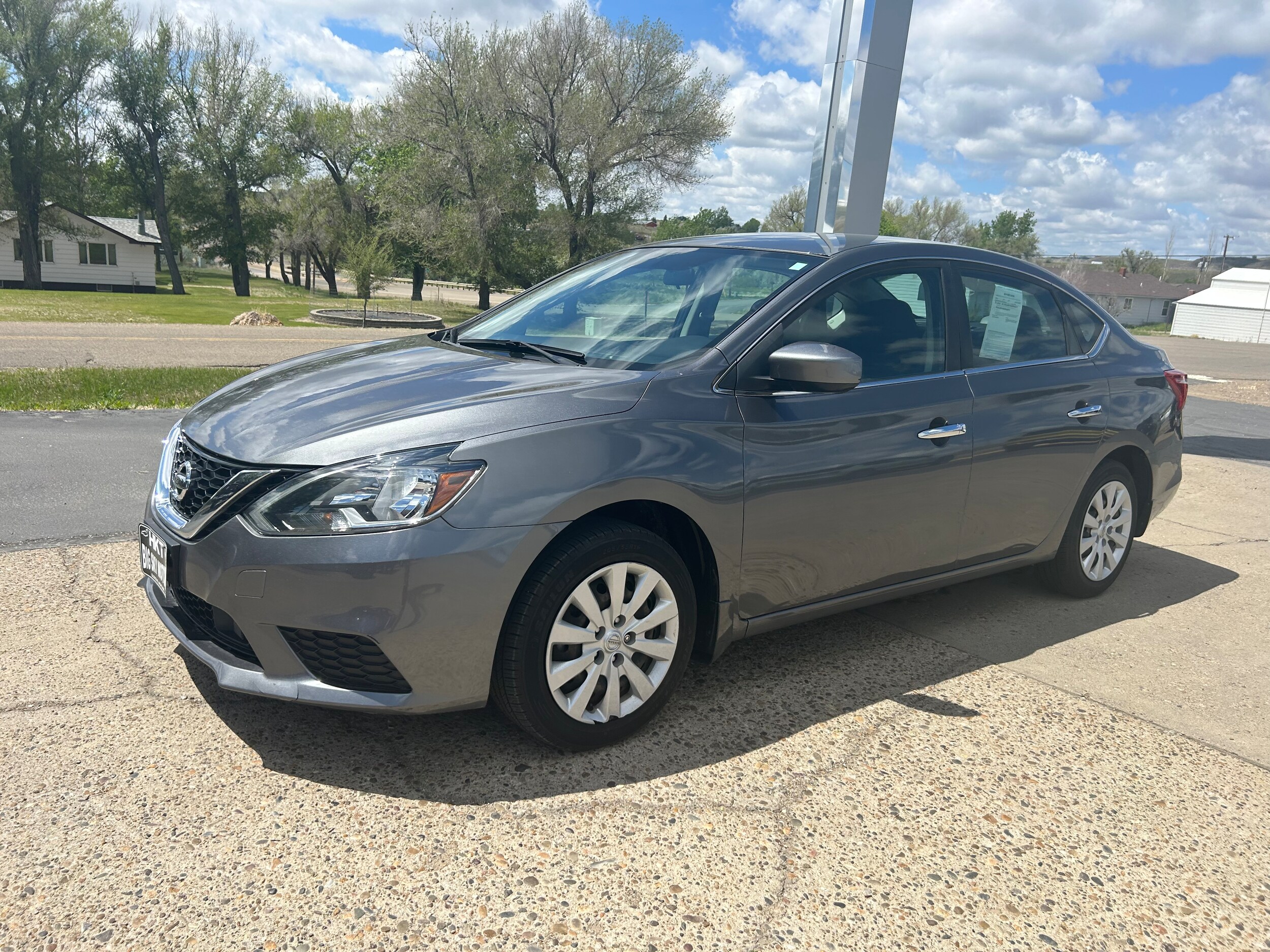 Used 2019 Nissan Sentra S with VIN 3N1AB7APXKY406138 for sale in Glendive, MT