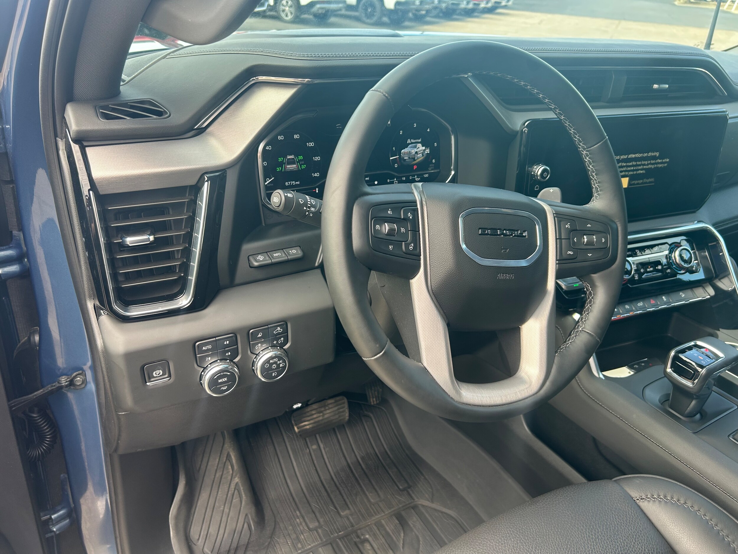 2025 GMC Sierra 1500 Denali - Blue exterior view 9