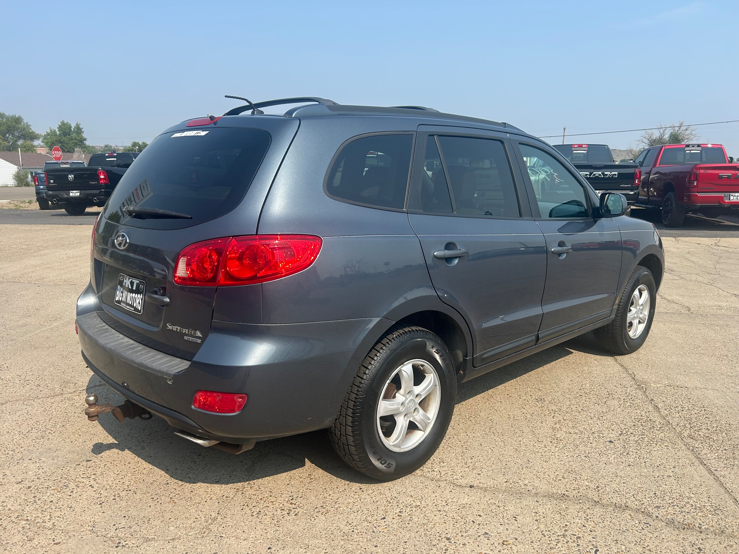 2007 Hyundai Santa Fe GLS - Blue exterior view 4