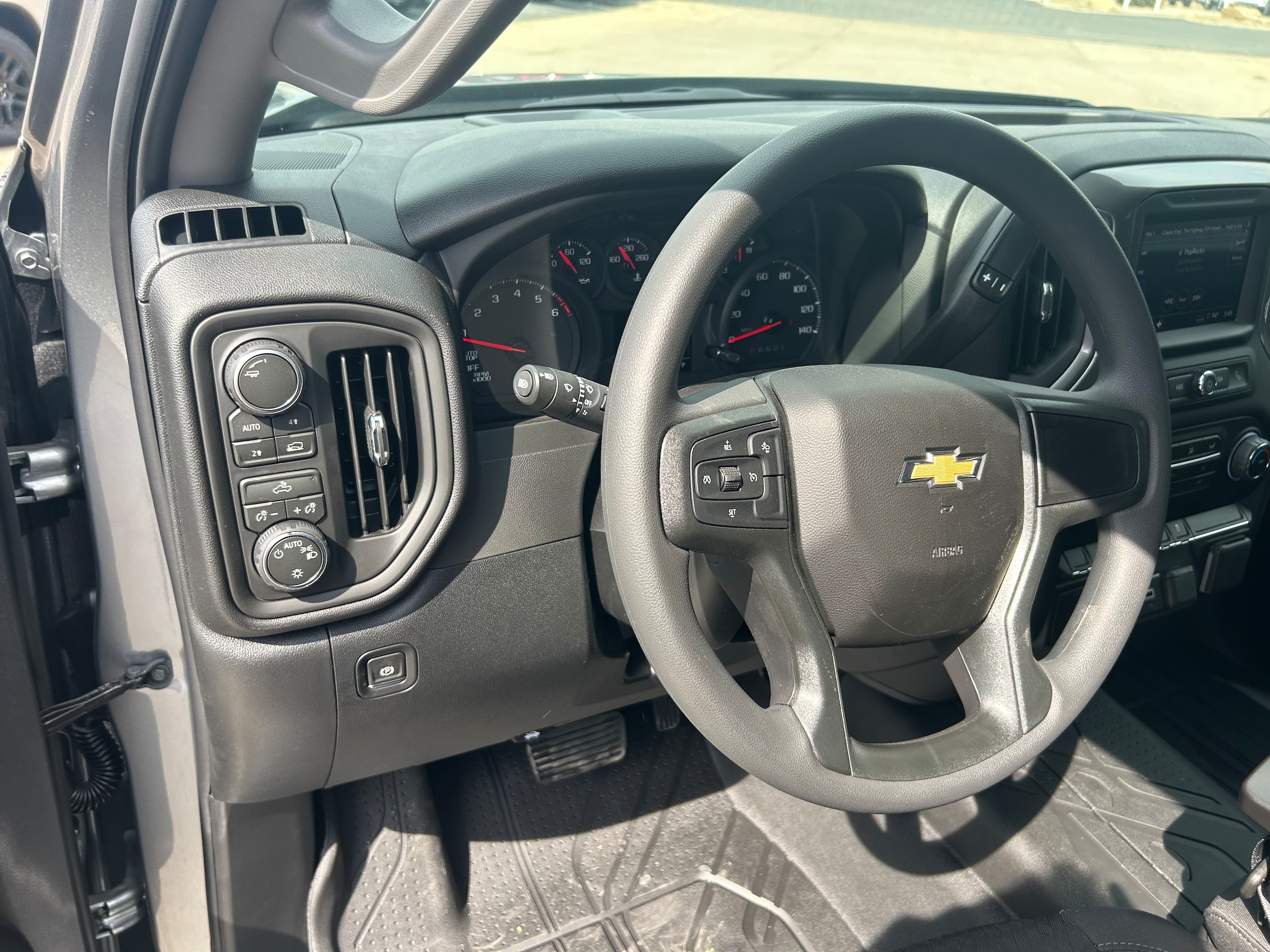 2026 Chevrolet Silverado 1500 Custom - Sterling Gray Metallic exterior view 8