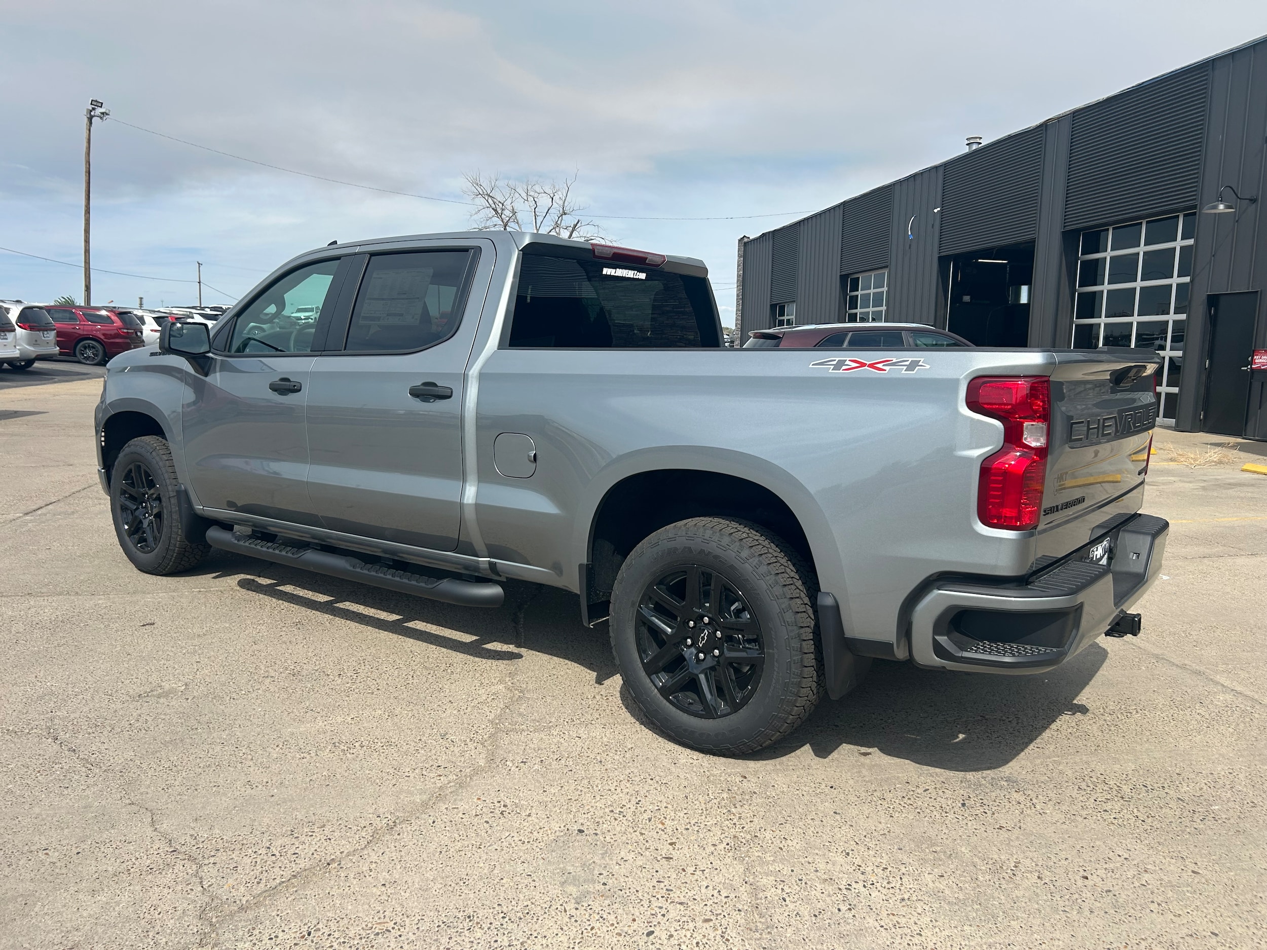 2026 Chevrolet Silverado 1500 Custom - Sterling Gray Metallic exterior view 4
