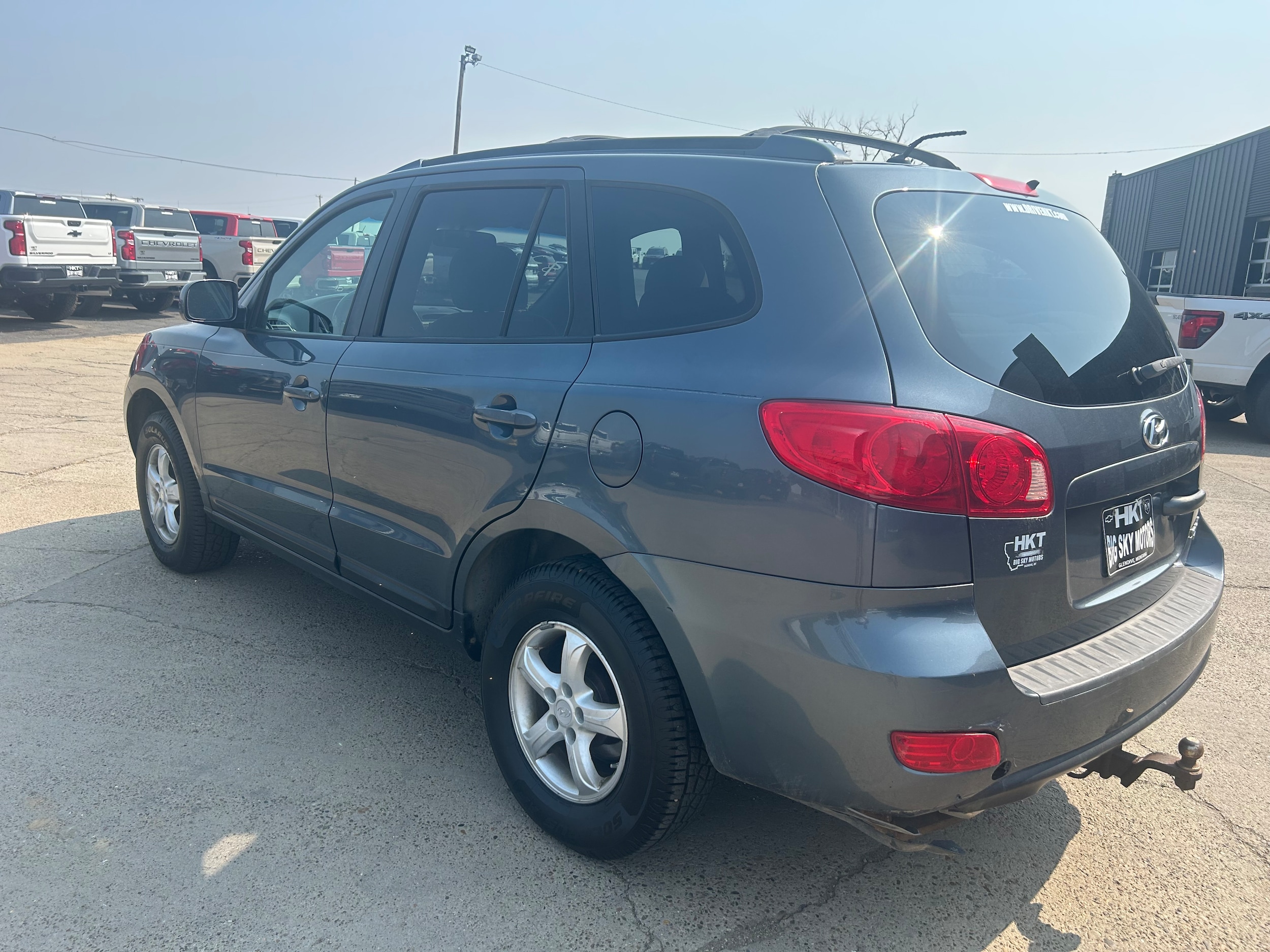 2007 Hyundai Santa Fe GLS - Blue exterior view 3