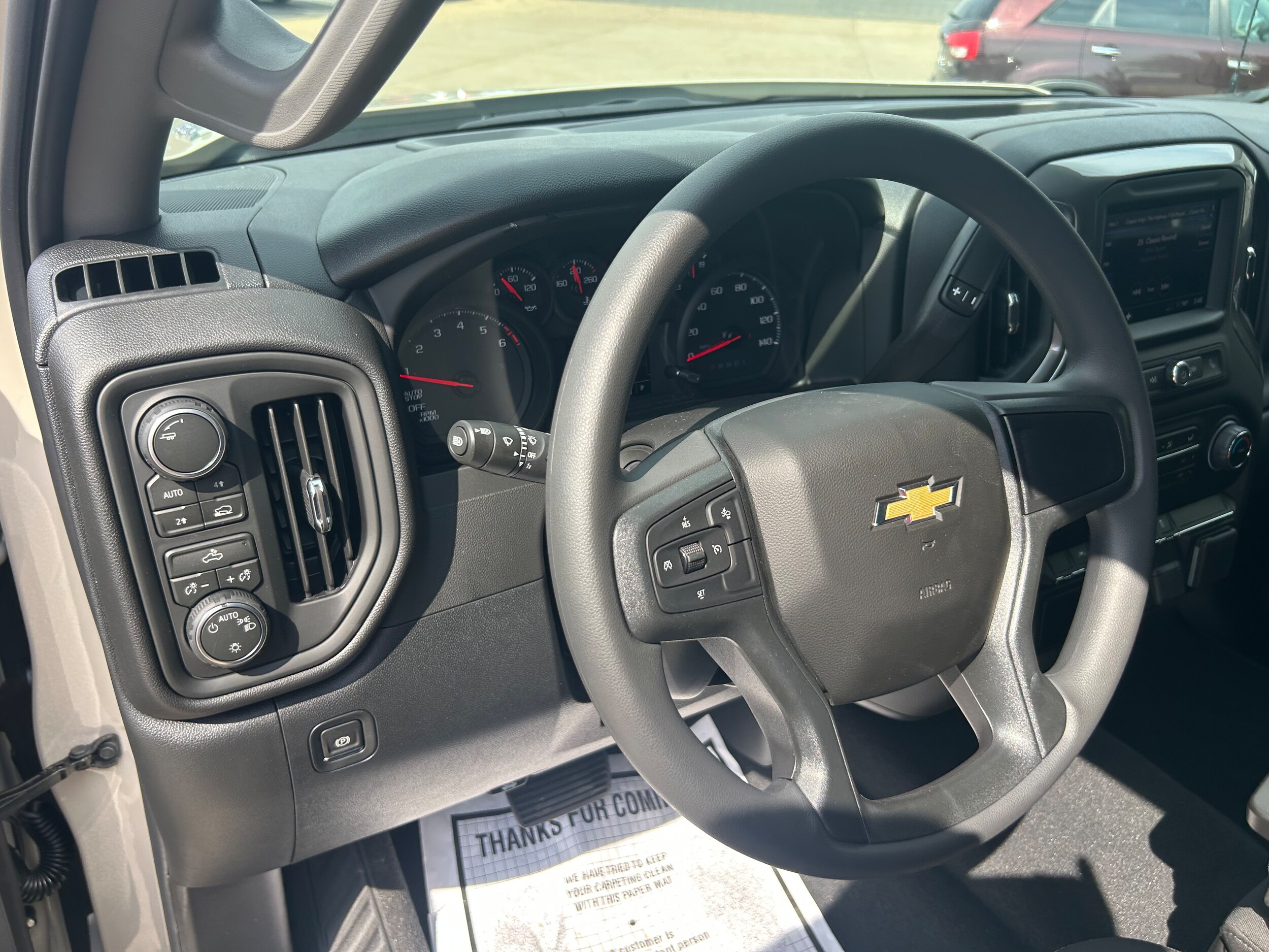 2026 Chevrolet Silverado 1500 Custom - White Sands exterior view 9