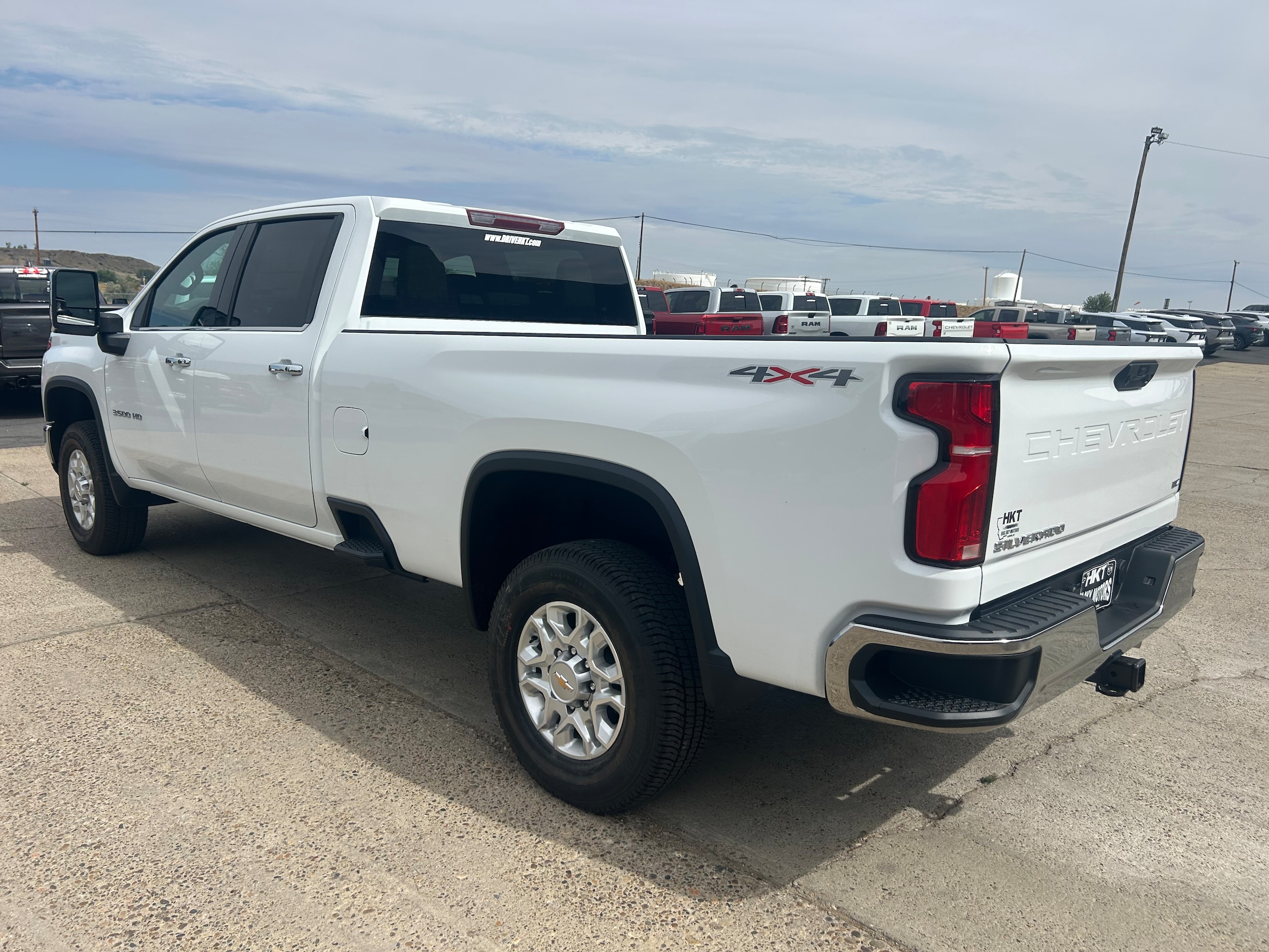 2026 Chevrolet Silverado 3500 HD LTZ - Summit White exterior view 4