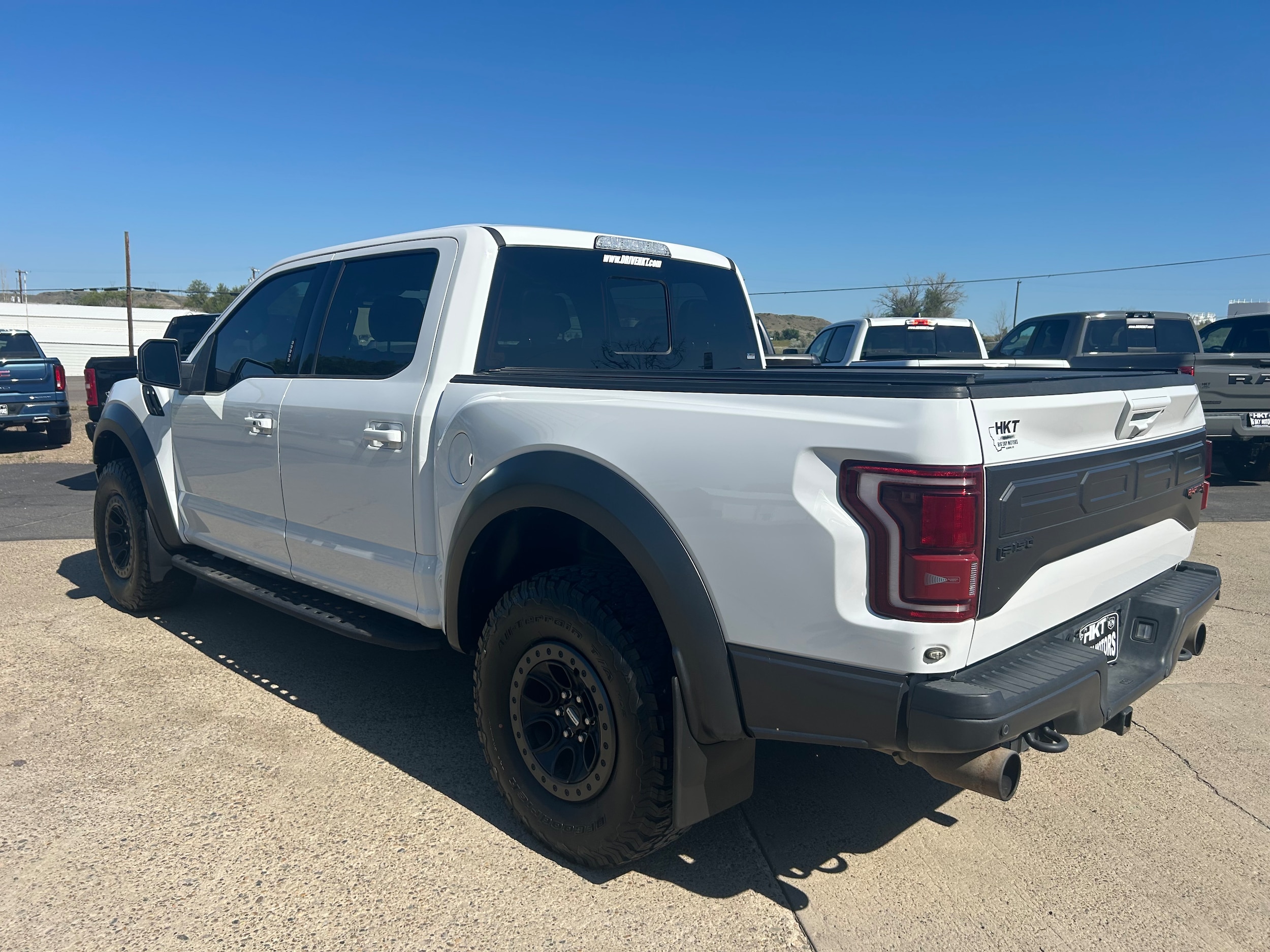 2018 Ford F-150 Raptor - White exterior view 3