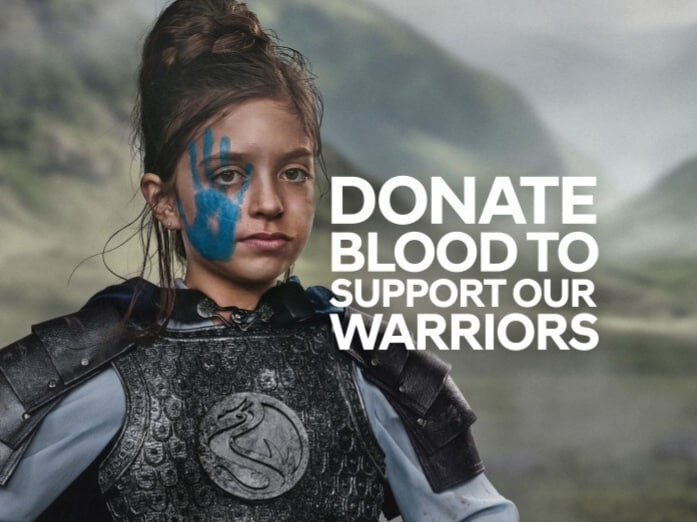 Donate blood to support our warriors - Isabella, Cancer Warrior