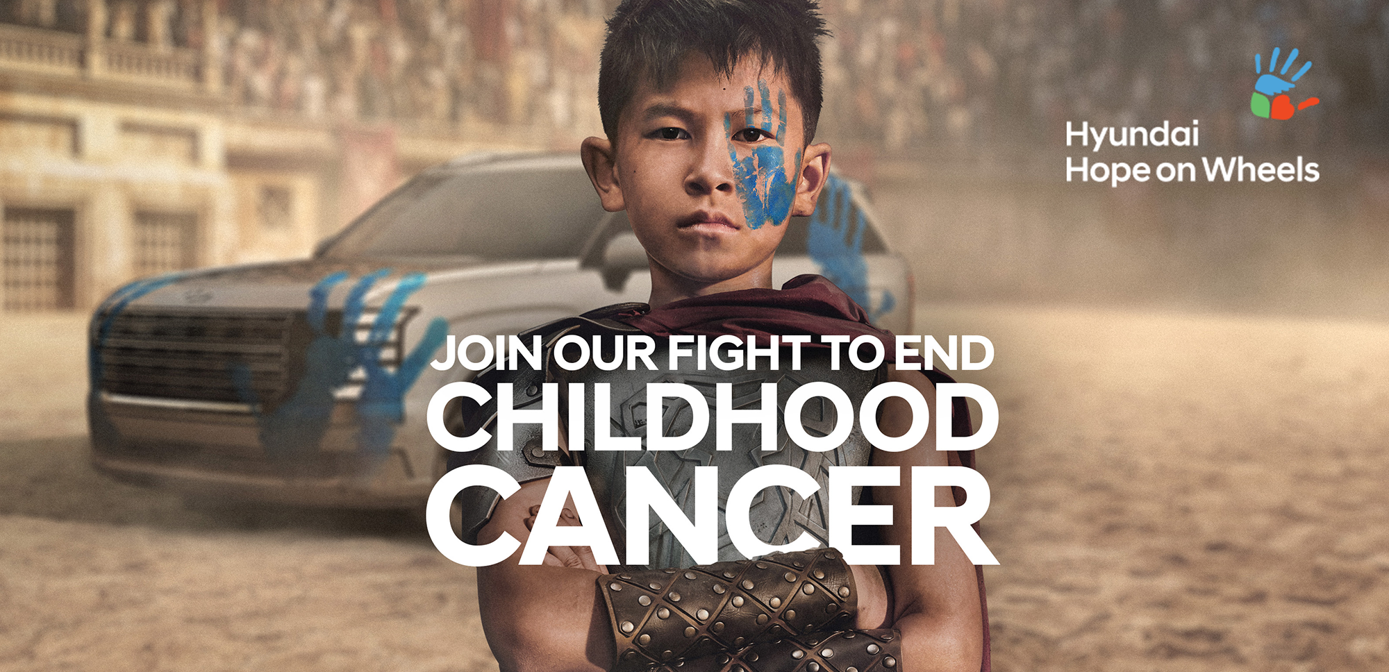 JOIN OUR FIGHT TO END CHILDHOOD CANCER 