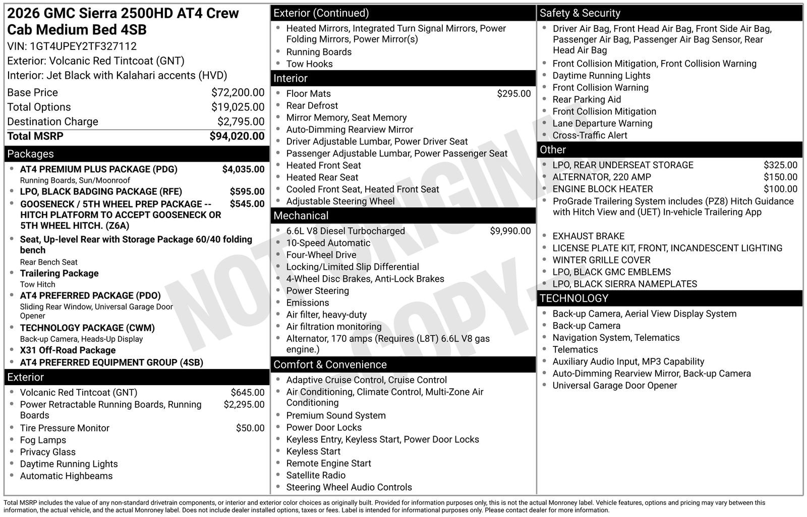 2026 GMC Sierra 2500HD AT4 - Photo 5