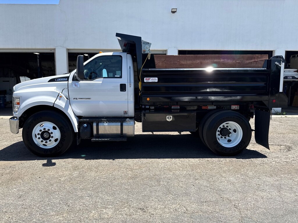 Certified 2023 Ford F-650SD Base Power Stroke Diesel w/ Scelzi 7-Yard Dump Bod Truck