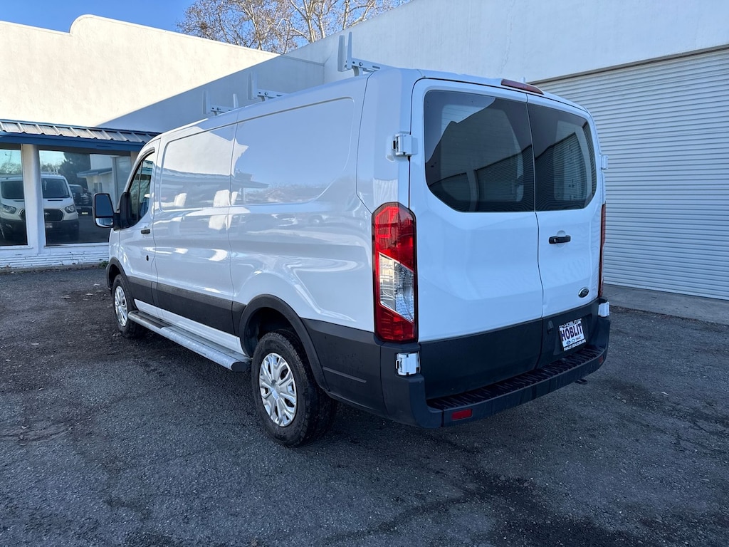 Certified 2023 Ford Transit-250 Base Cargo Van w/ Rear Cargo Shelves & Ladder Rack Cargo Van