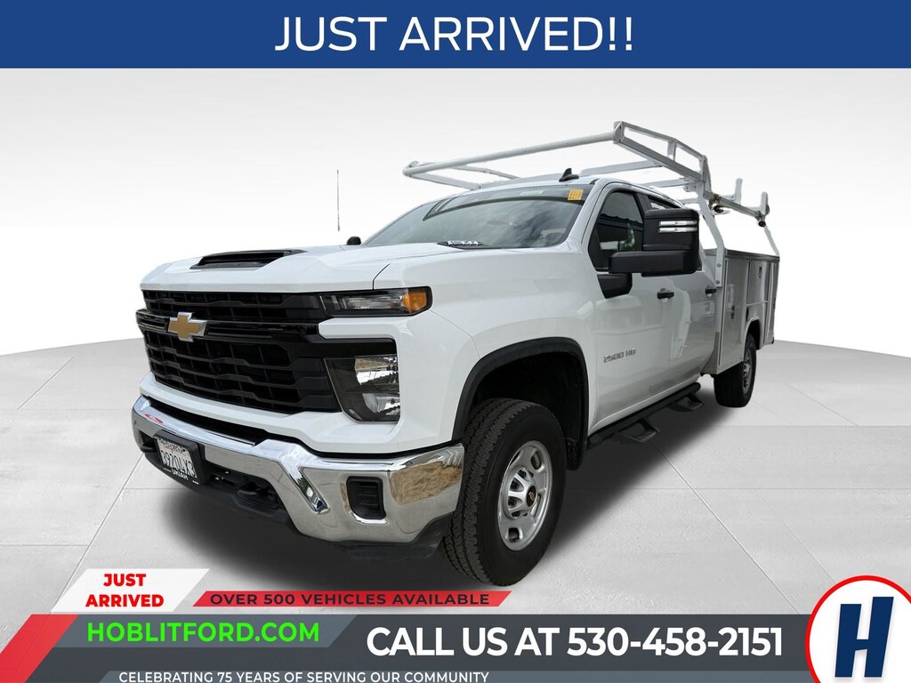 Certified 2024 Chevrolet Silverado 2500HD Work Truck Crew Cab 4x4 w/ Utility Bed Truck