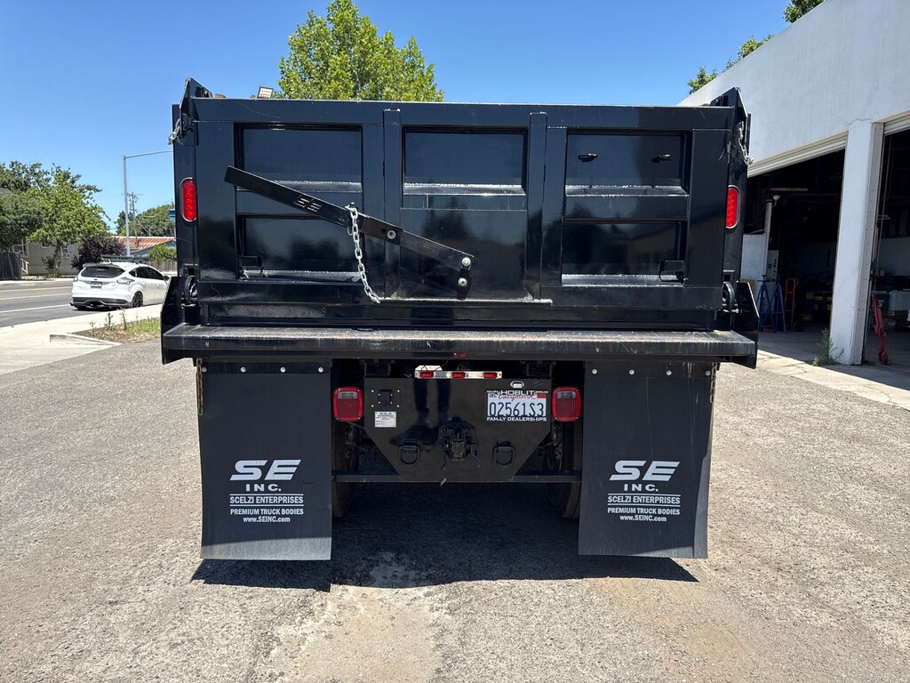 Certified 2023 Ford F-650SD Base Power Stroke Diesel w/ Scelzi 7-Yard Dump Bod Truck