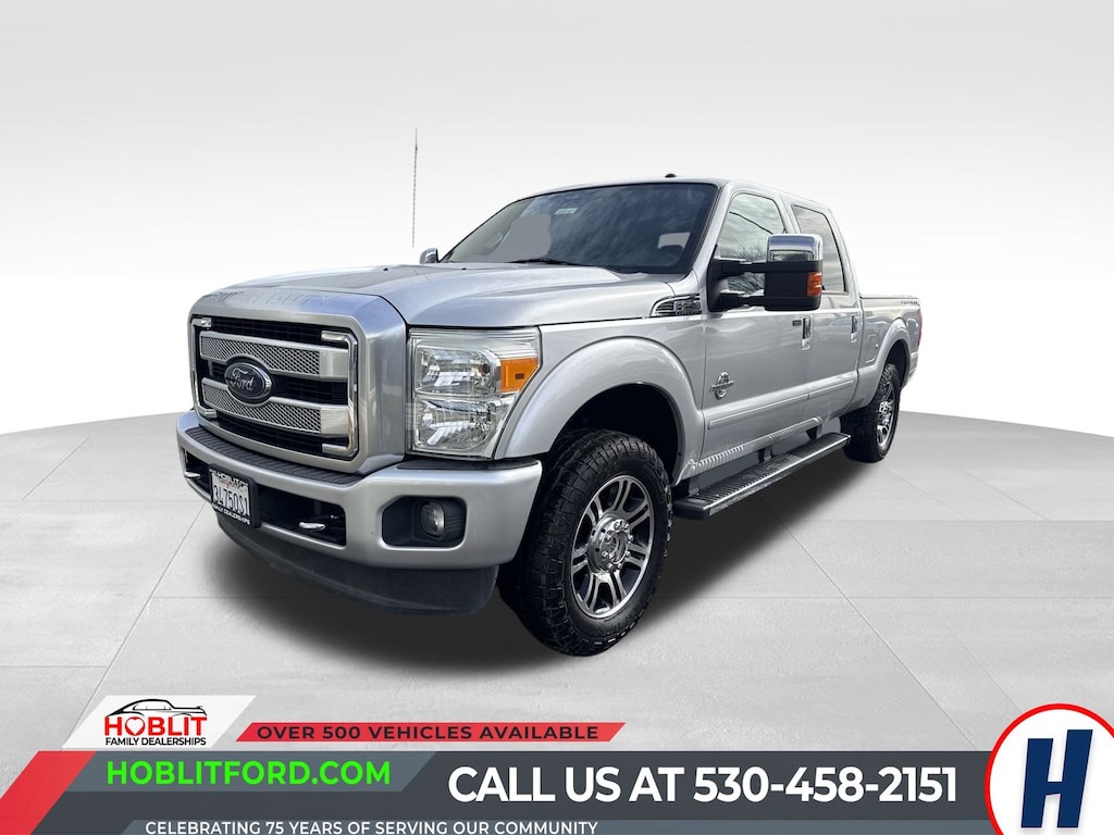 Certified 2015 Ford F-250SD Platinum Crew Cab Short Bed 4x4 Powerstroke Truck