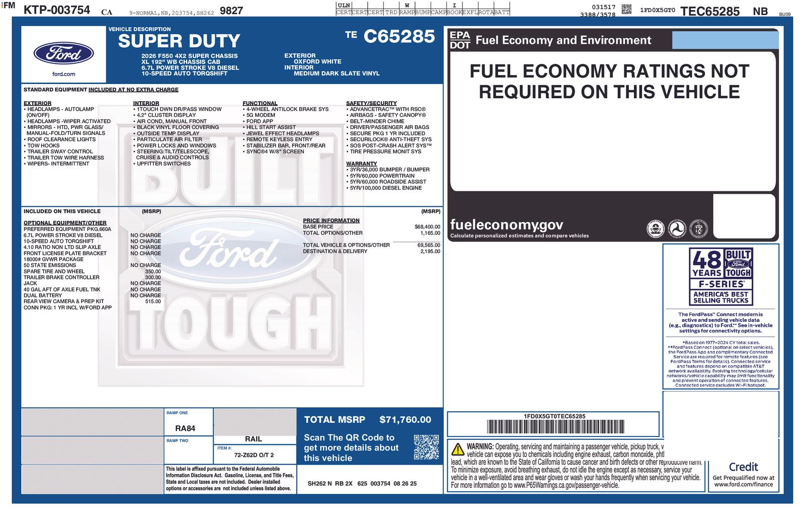 2026 Ford F-550 Super Duty Chassis Cab XLT - Photo 5