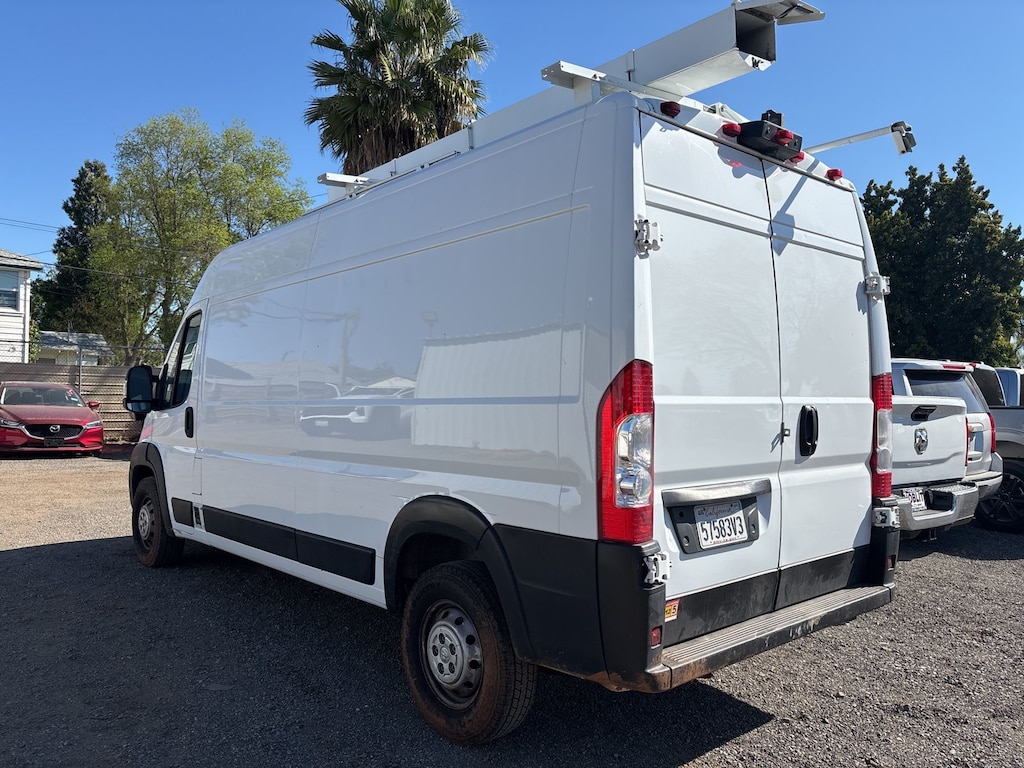 Certified 2023 Ram Promaster 2500 High Roof Cargo Van w/ Ladder Rack & Cargo Shelves Cargo Van