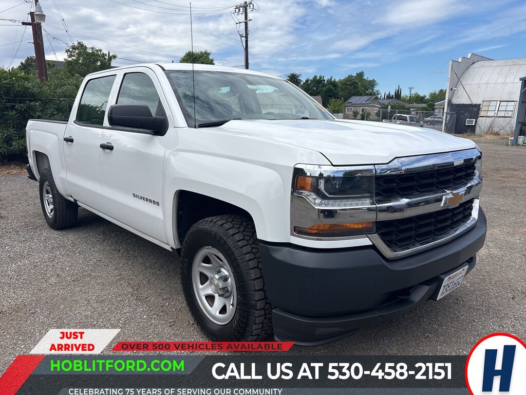 Used 2018 Chevrolet Silverado 1500 WT Crew Cab V8 4x4 Truck