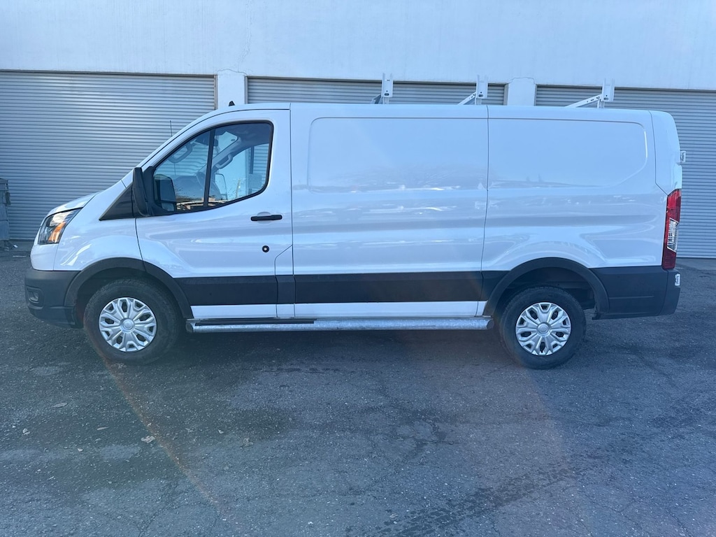 Certified 2023 Ford Transit-250 Base Cargo Van w/ Rear Cargo Shelves & Ladder Rack Cargo Van