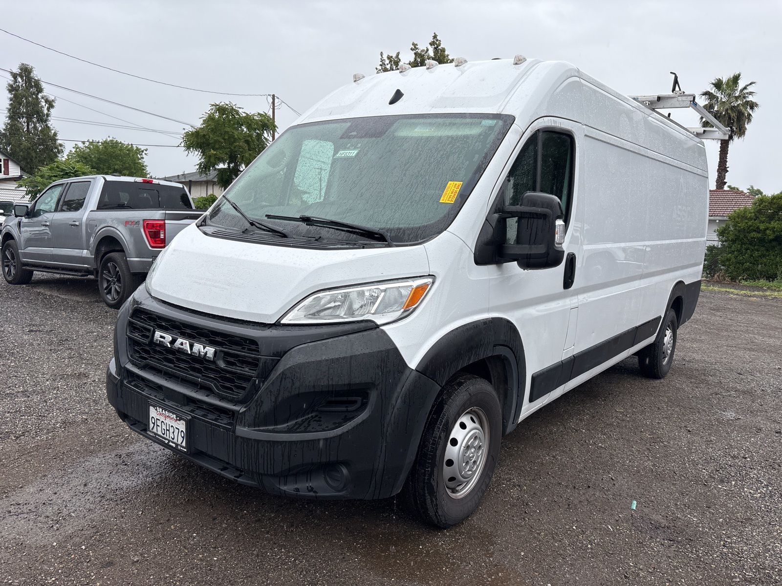 2023 Ram Promaster 3500 High Roof Cargo Van w/ Ladder Rack & Shelves photo 2