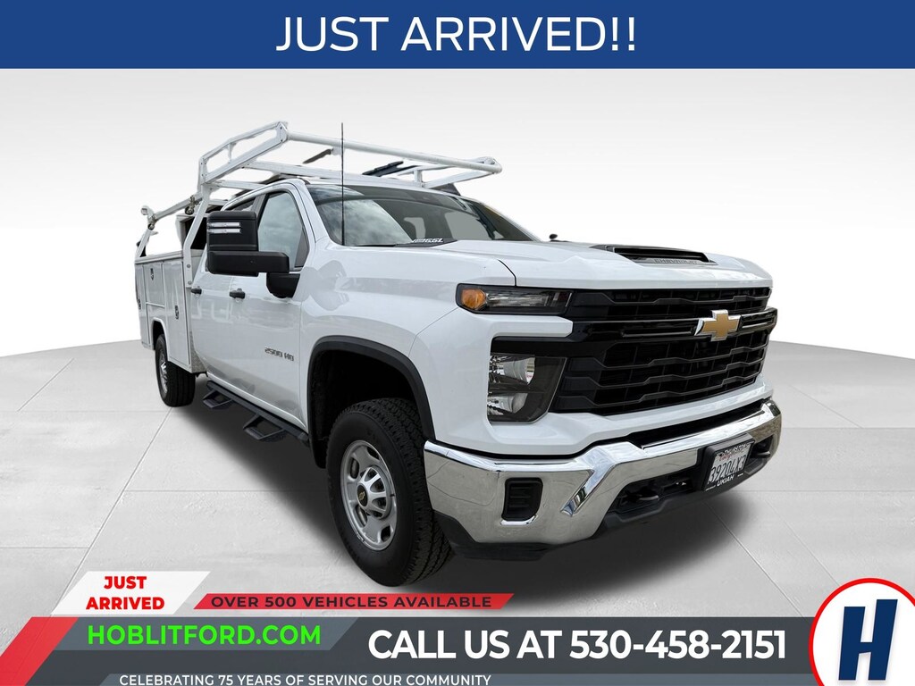 Certified 2024 Chevrolet Silverado 2500HD Work Truck Crew Cab 4x4 w/ Utility Bed Truck