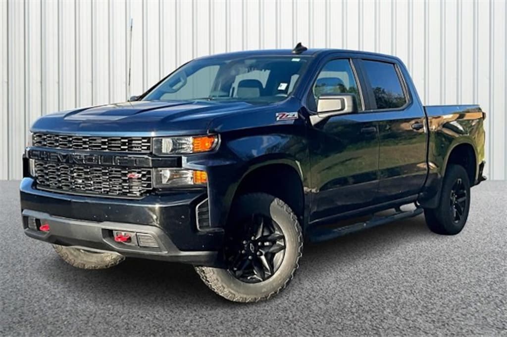 Used 2021 Chevrolet Silverado 1500 Custom Trail Boss Truck Crew Cab
