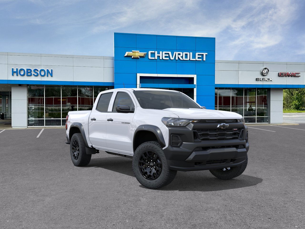 Summit White 2026 Chevrolet Colorado Trail Boss Crew Cab 4WD Pickup Truck Four-Wheel Drive Automatic