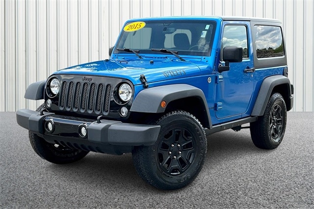 Used 2015 Jeep Wrangler Sport with VIN 1C4AJWAG3FL579461 for sale in Bedford, IN